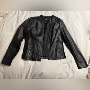 Express Black Leather Jacket
